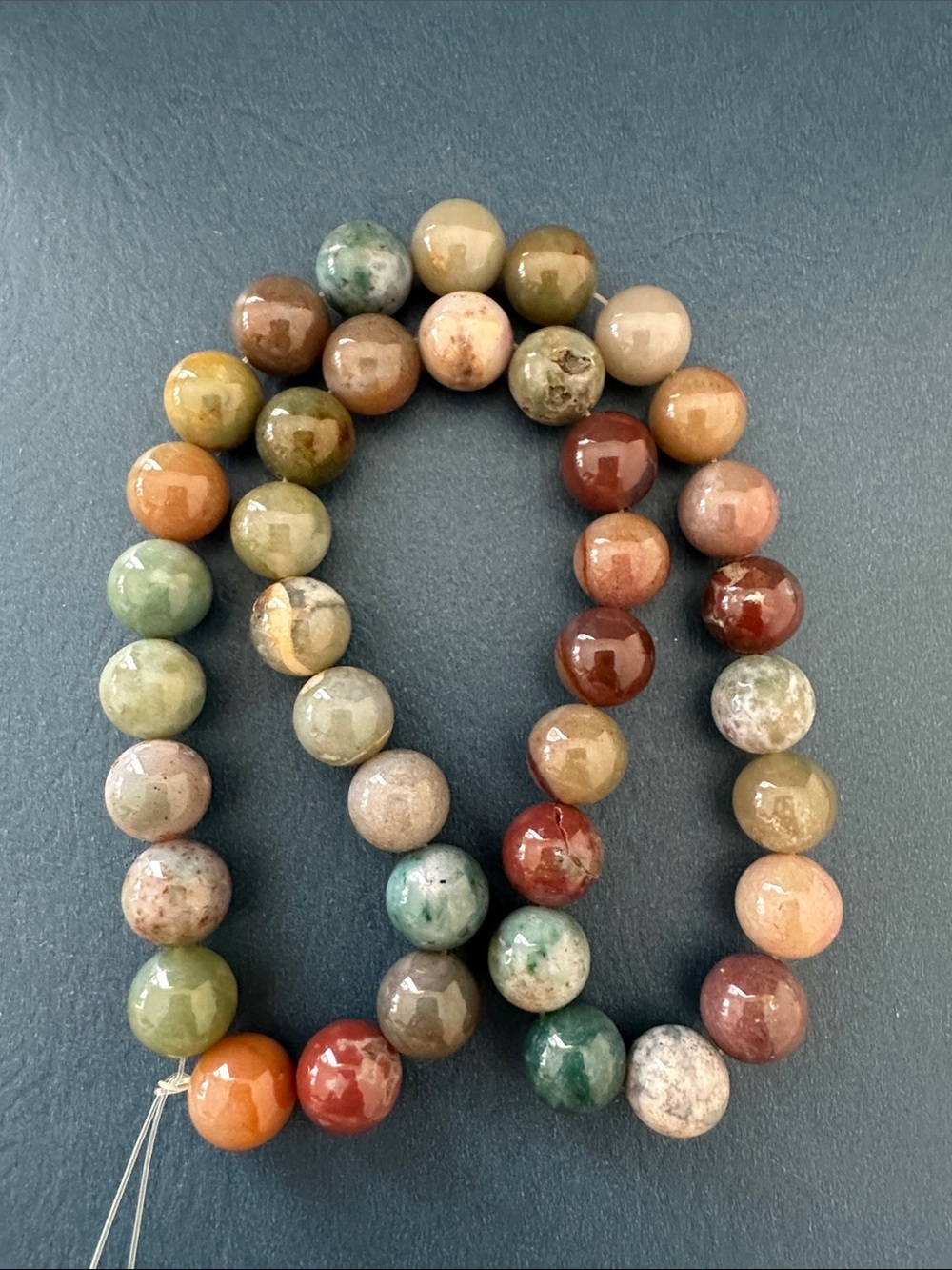 Vintage Semi Precious Loose Beads AB